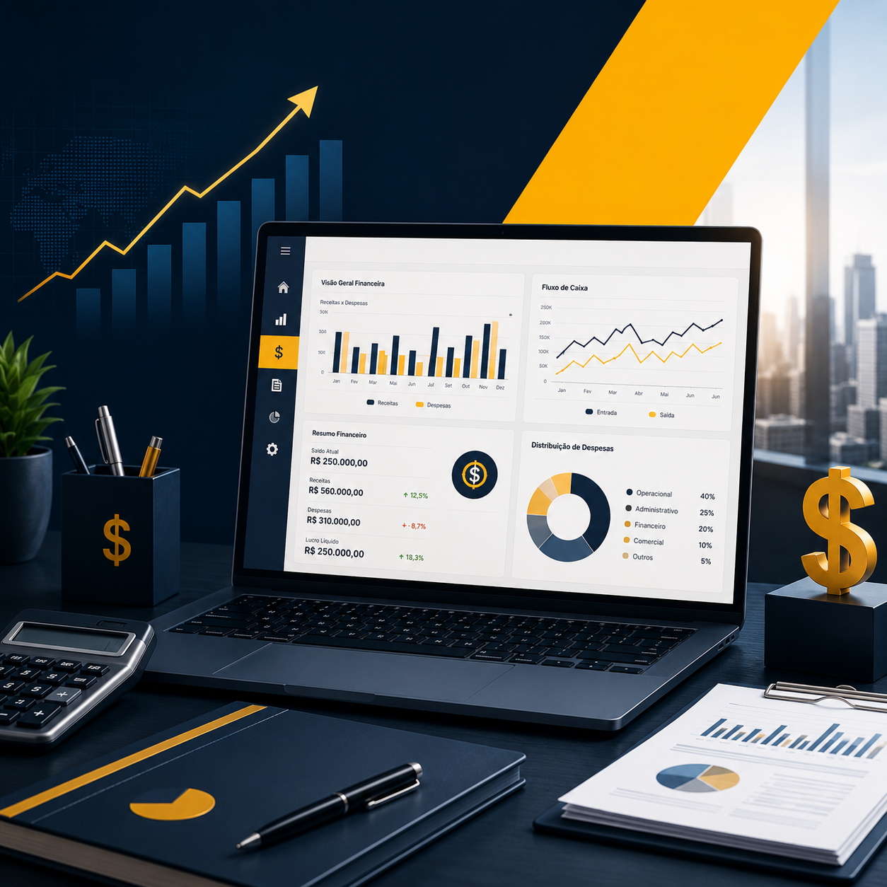 ERP financeiro empresarial